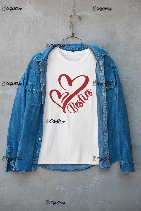 Besties , tricou cu mesaj